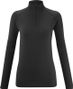 Donna Millet Drynamic Soft Black Half Zip Underwear
