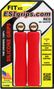 Paire de Grips Esi Fit XC Rouge
