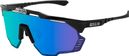 Lunettes SCICON Aeroshade Kunken Noir Brillant / Bleu Miroir