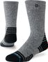 Stance Blend In Hike Crew Socks in Gray/Black