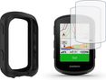 2er-Set Panzerglas-Schutzfolien und Schutzhülle für Garmin Edge 840